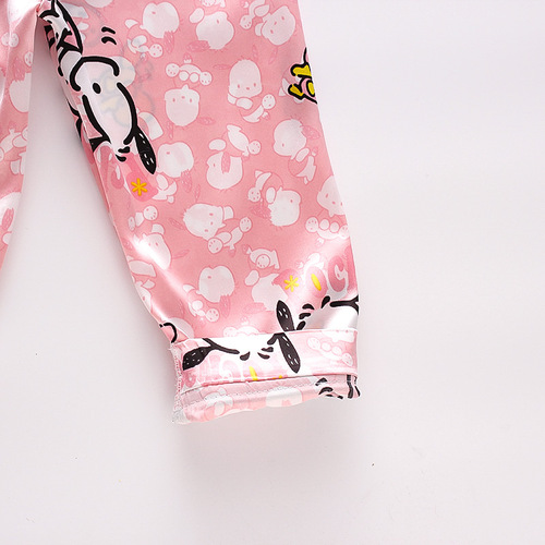 CA75 New Spring and Autumn Style for Men and Women Baby Fashion Casual Puppy Home Clothes Pajamas Korean Style Comfortable Two-piece Trendy Style