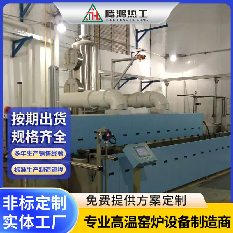 铋黄颜料烧结推板炉 腾鸿热工 工业炉厂家