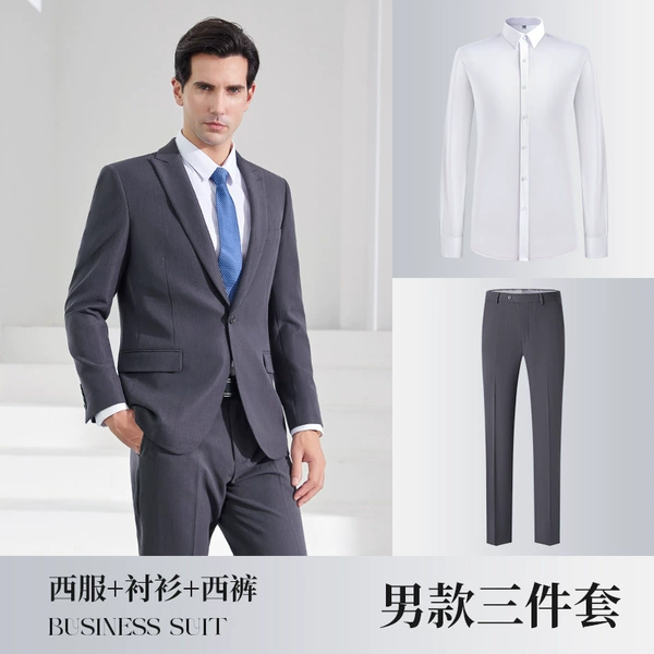Men's set, jacket, trousers, shirt