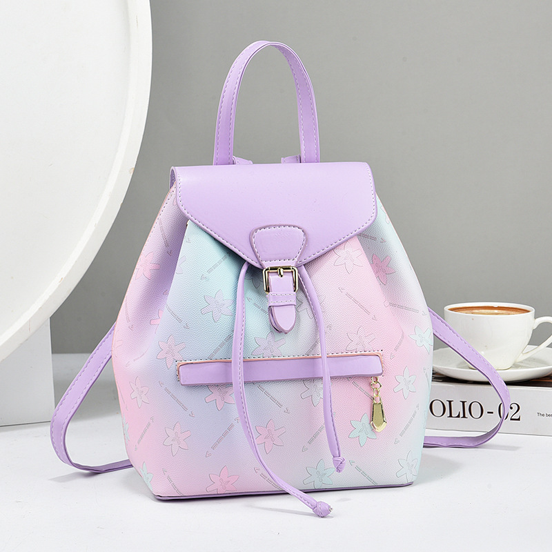 Nueva mujer de mediana edad mochila de viaje de cuero suave mochila pequeña bolsa de doble propósito mochila de gran capacidad bolsas de mujer