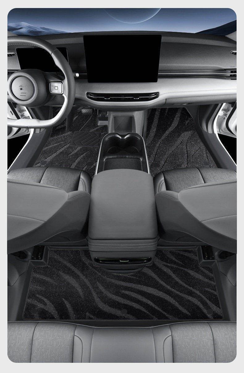 Tpe Door Sill Mats for 26 Models of Linghui E7, Full Coverage Car Mats Specifically for Linghui E7 Rental Version