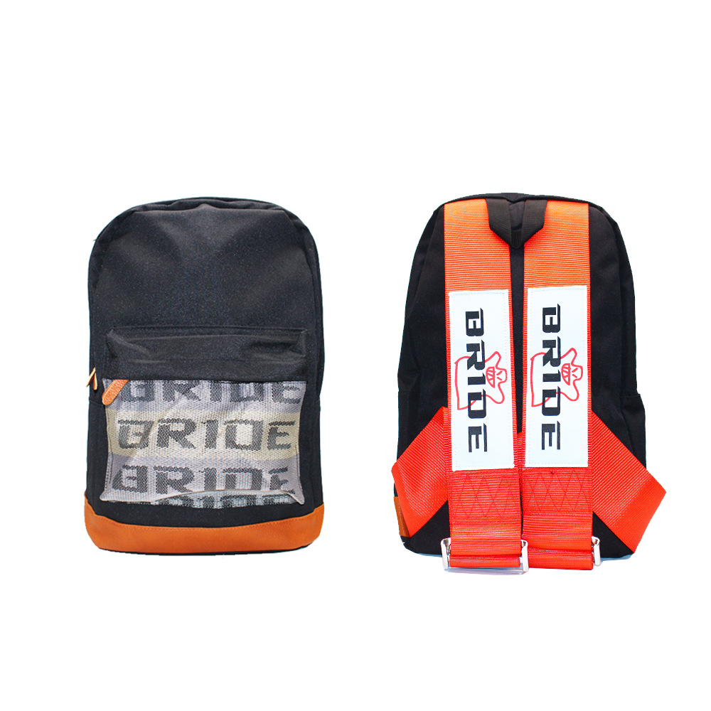 Factory Direct Supply Jdm New Takata Modified Seat Belt Small Backpack Racing Bride Backpack Computer Bag