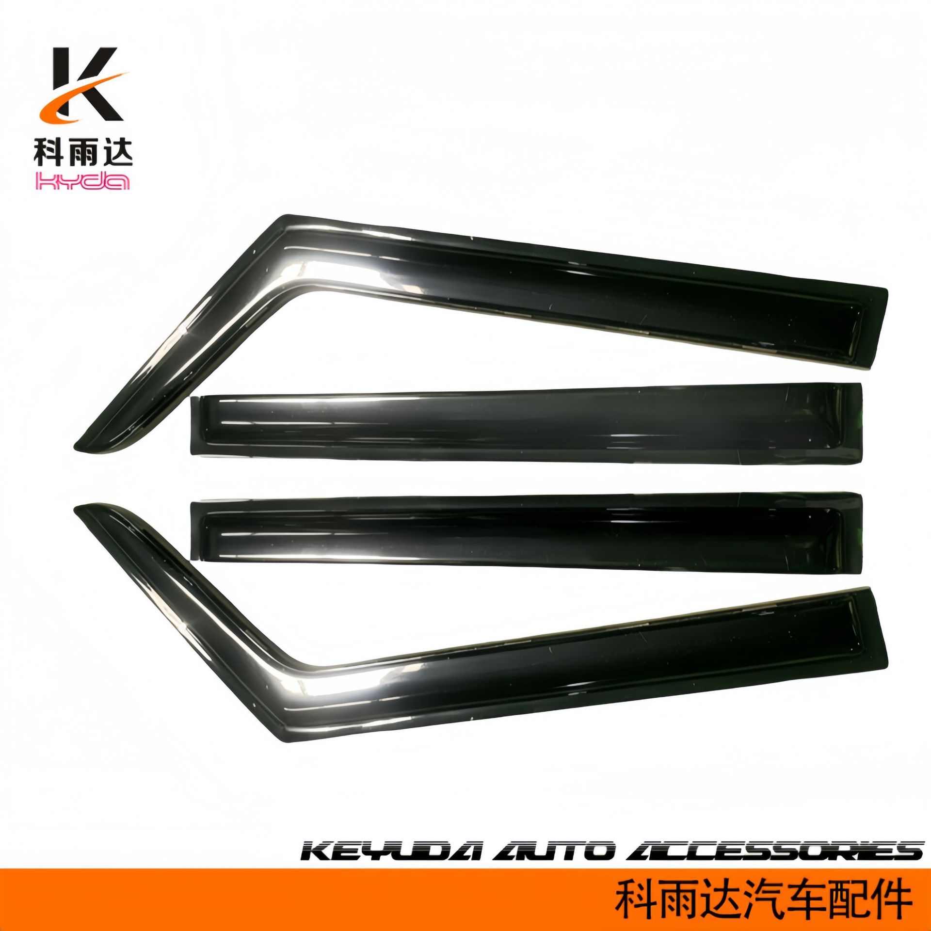 Car Rain Guards for Jeep Wrangler New Model 18+ Window Modification Accessories