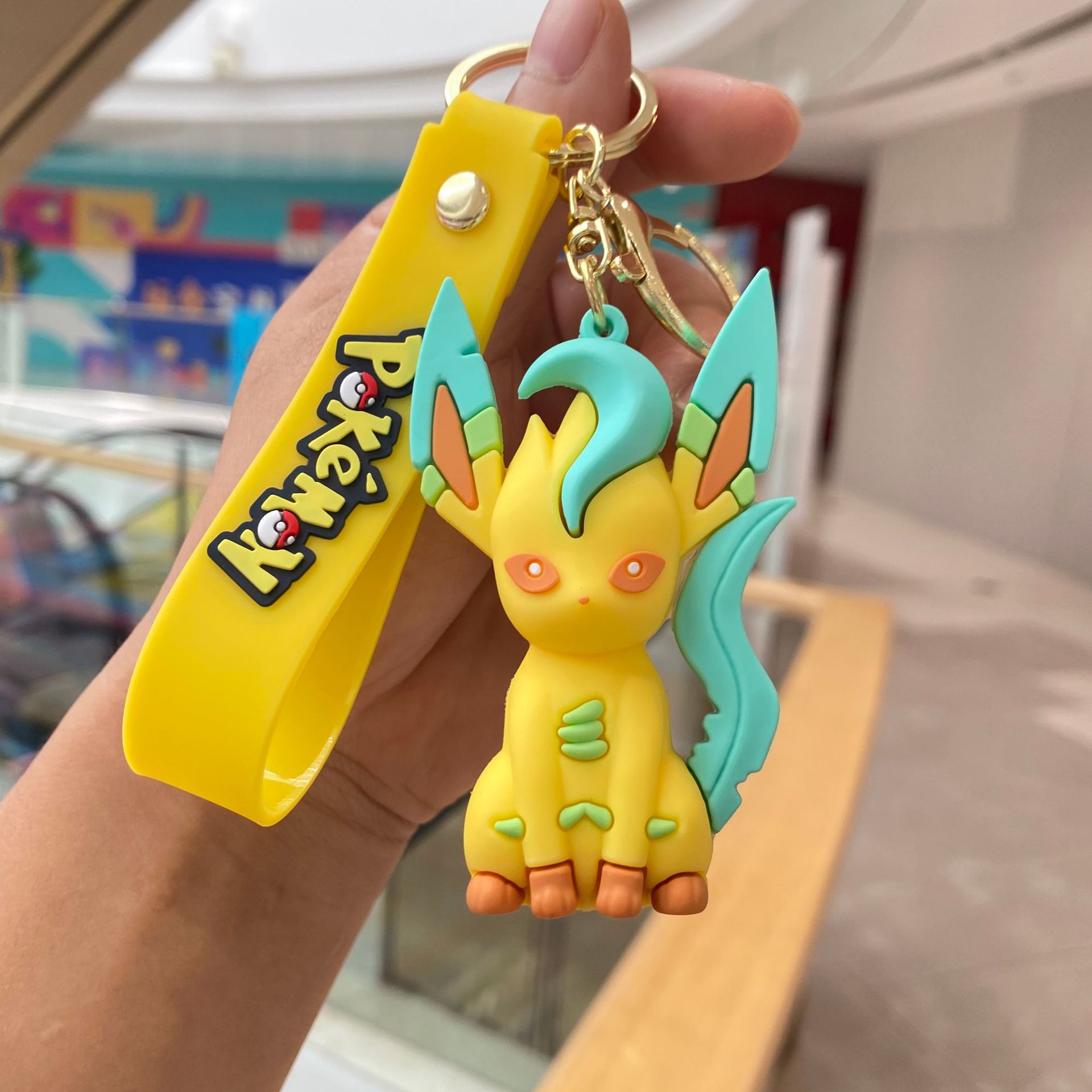 Dibujos animados Pikachu llavero Segunda Generación EBU muñeca clave colgante accesorios del coche lindo regalo de la muñeca al por mayor