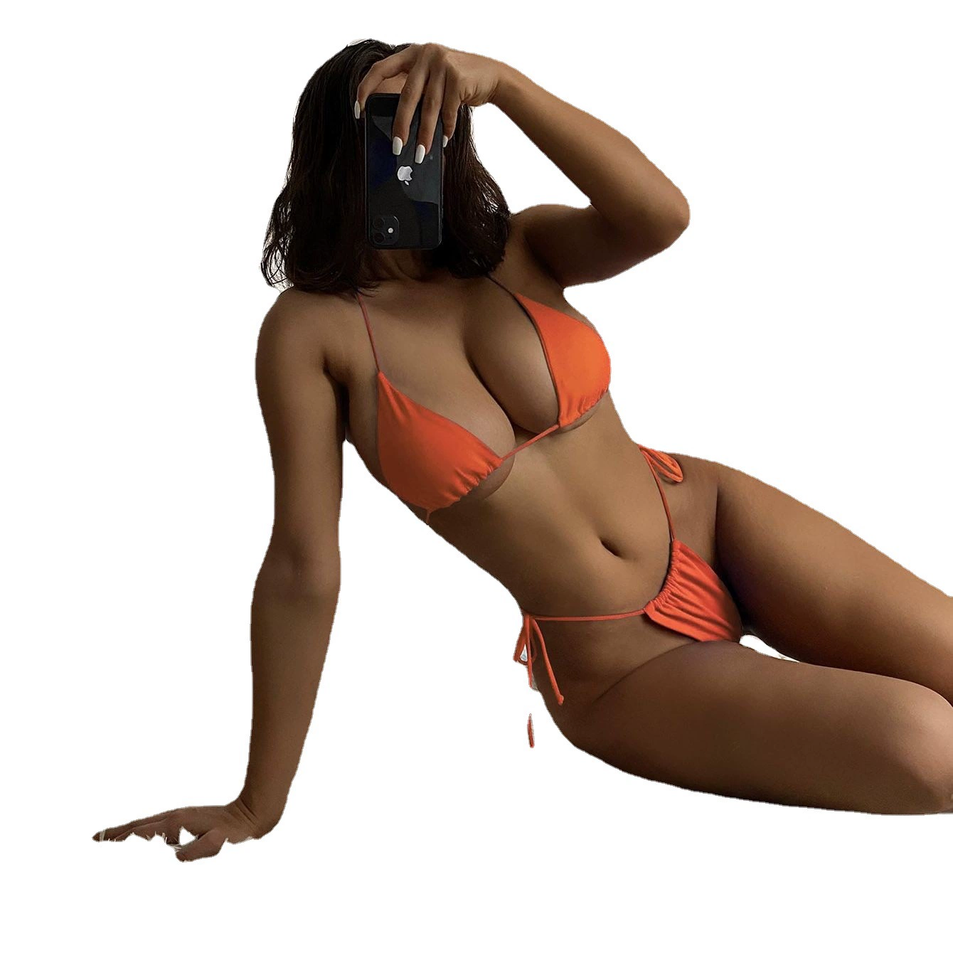 (Граница торговли), (Оптовая), sexy split solid color swimwear