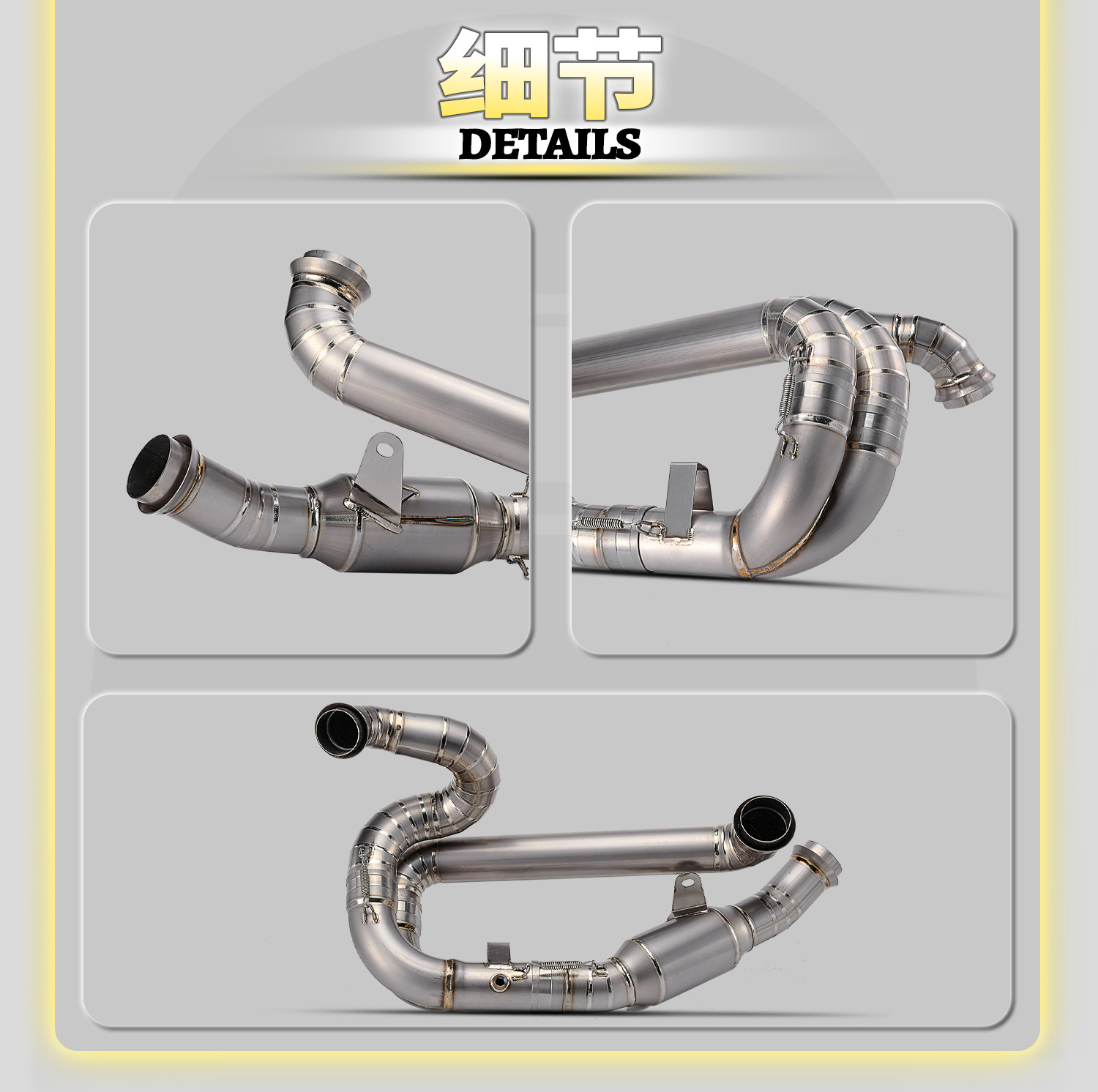KTM Super Duke1290 20-24 model motorcycle modified exhaust pipe, titanium alloy, full system, non-destructive installation