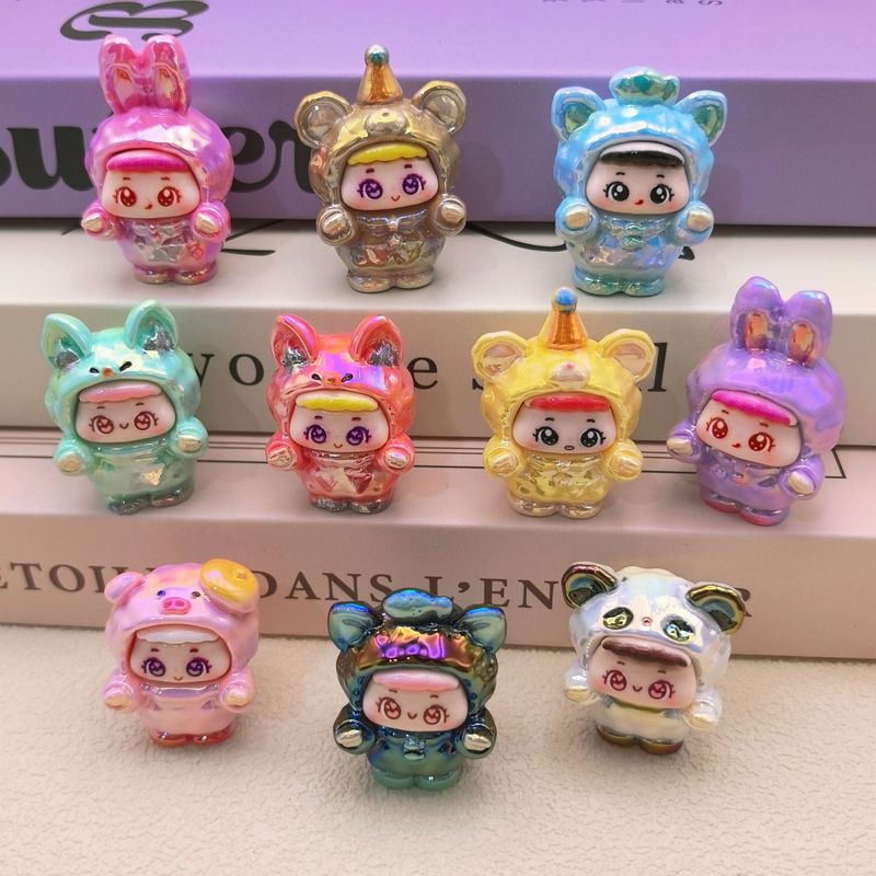 電気メッキいたずらハグブラインドバッグかわいい diy ジュエリーペンダントデスクトップ車の装飾品樹脂アクセサリー卸売|undefined