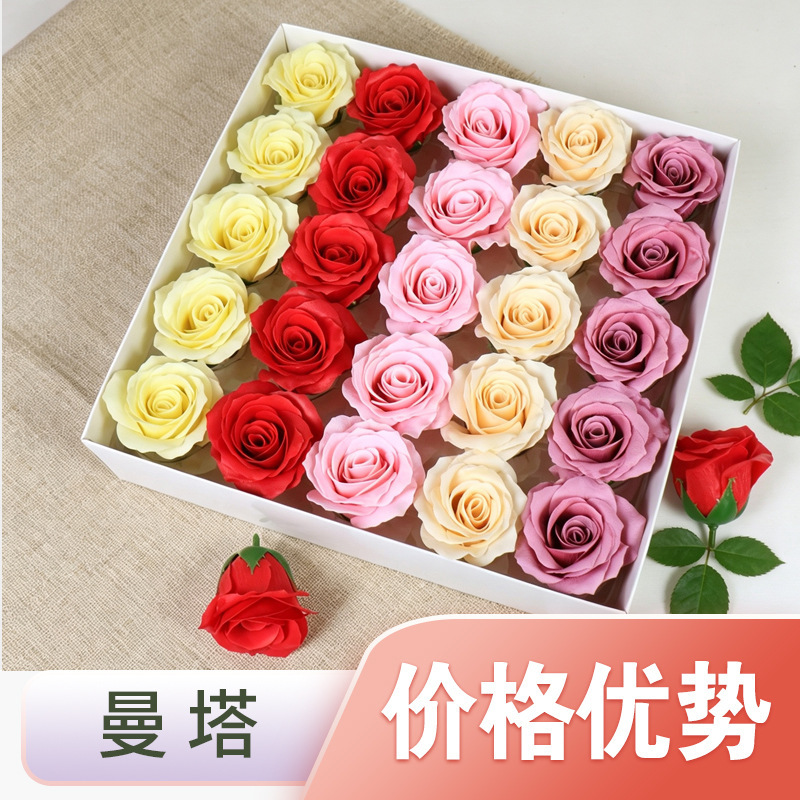 Factory Direct Sales Soap Flower Manta Rose 520 Valentine's Day Hand-Packed Bouquet DIY Material Soap Flower Factory Direct Sales Soap Flower Manta Rose 520 Valentine's Day Hand-Packed Bouquet DIY Material Soap Flower