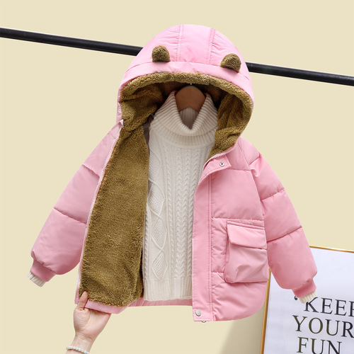 New children's winter wear, children's down padded jacket, unisex children's padded coat, baby padded jacket, extra thick padded coat, lined children's outerwear