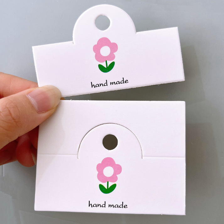 8x6cm small flower cardboard