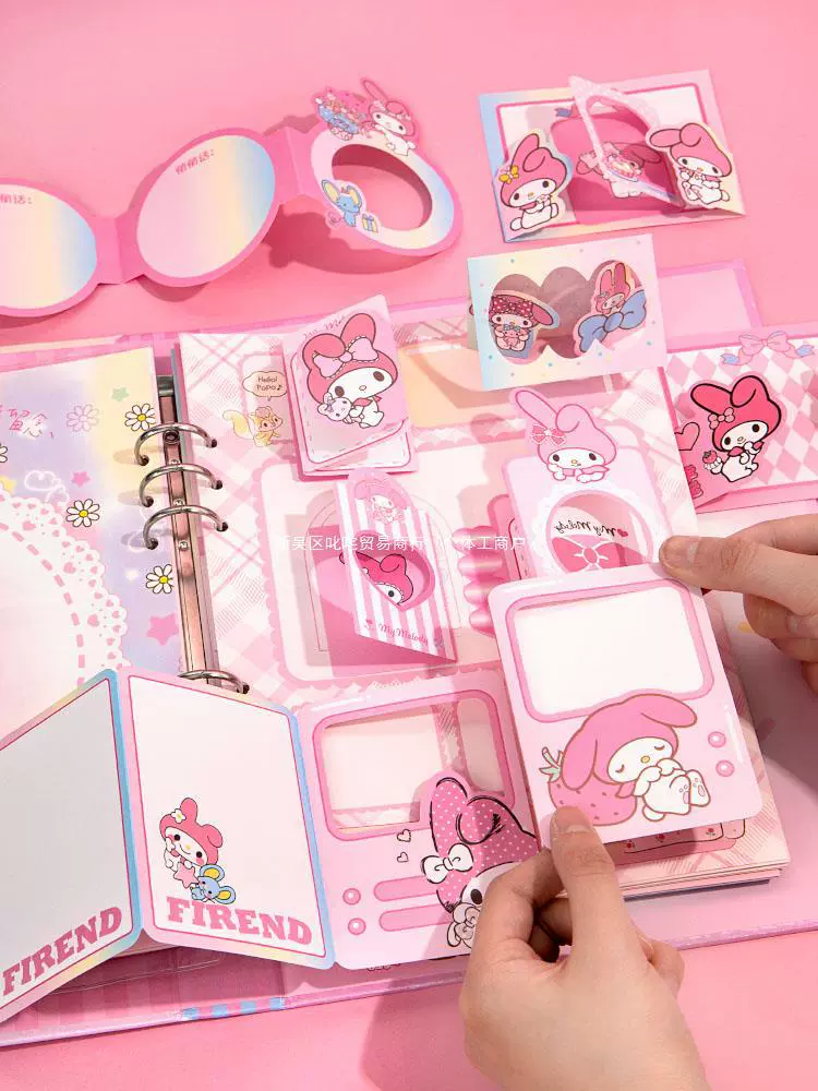 Sanrio, трёхмерный фотоальбом для учеников начальной школы, в формате 3D, отрывной лист