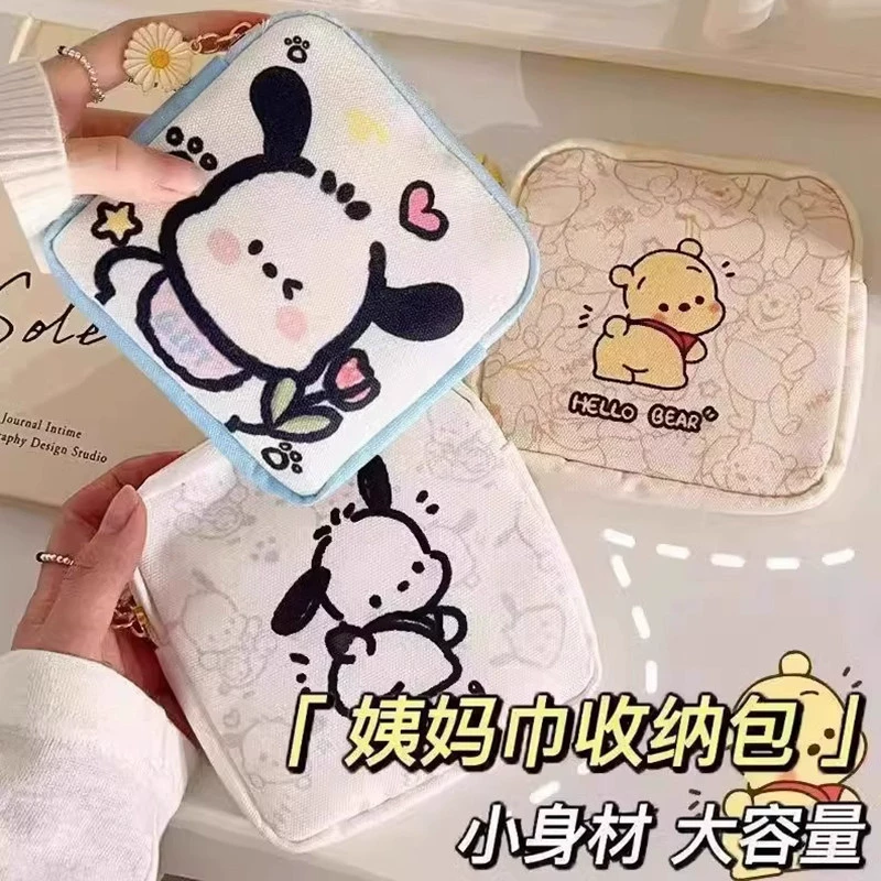 Wipes, sanitary pads, small handheld small bag