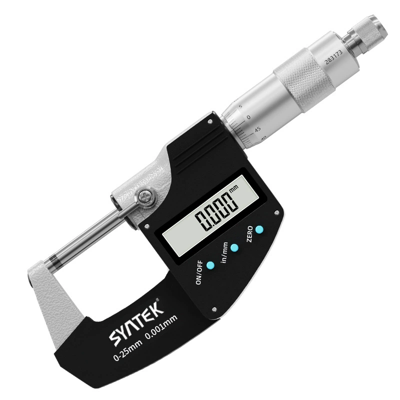 盛泰芯 Digital display outer diameter micrometer high precision micrometer caliper spiral micrometer instrument electronic thickness gauge wholesale