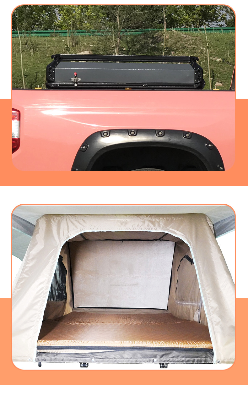 Car Rv Roof Tent Double Hydraulic Fully Automatic Outdoor Off-Road Camping Self-Driving Foldableing Car
