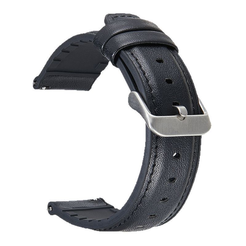 Adecuado para Huawei watch3 correa de reloj GT3pro inteligente silicona cuero correa de liberación rápida cuero genuino