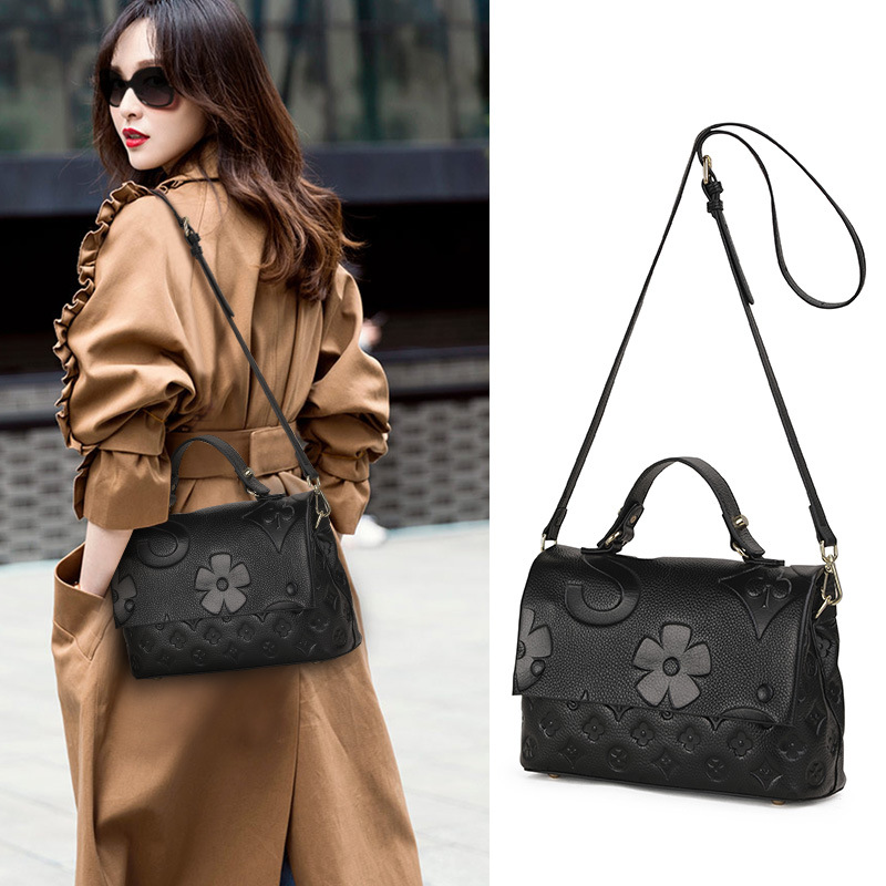 Top Grain Cowhide Leather Bag 2025 New Fashion Versatile Summer Handbag For Women Genuine Leather Shoulder Crossbody Bag - Thumbnail 2