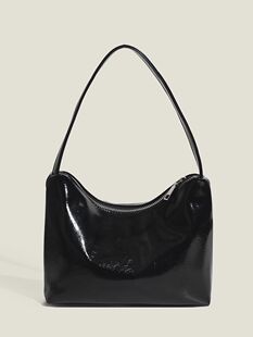 Fashionable glossy shoulder bag, evening dress, one-shoulder bag