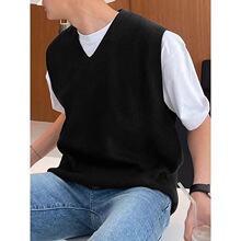 R 66167 Autumn Sleeves Vest Knitwear �۷���֯���� �羳ר