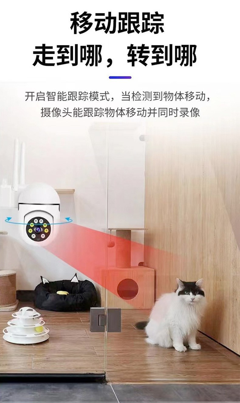 A7 WiFi-Kamera, 1080p, Nachtsicht, Fernüberwachung