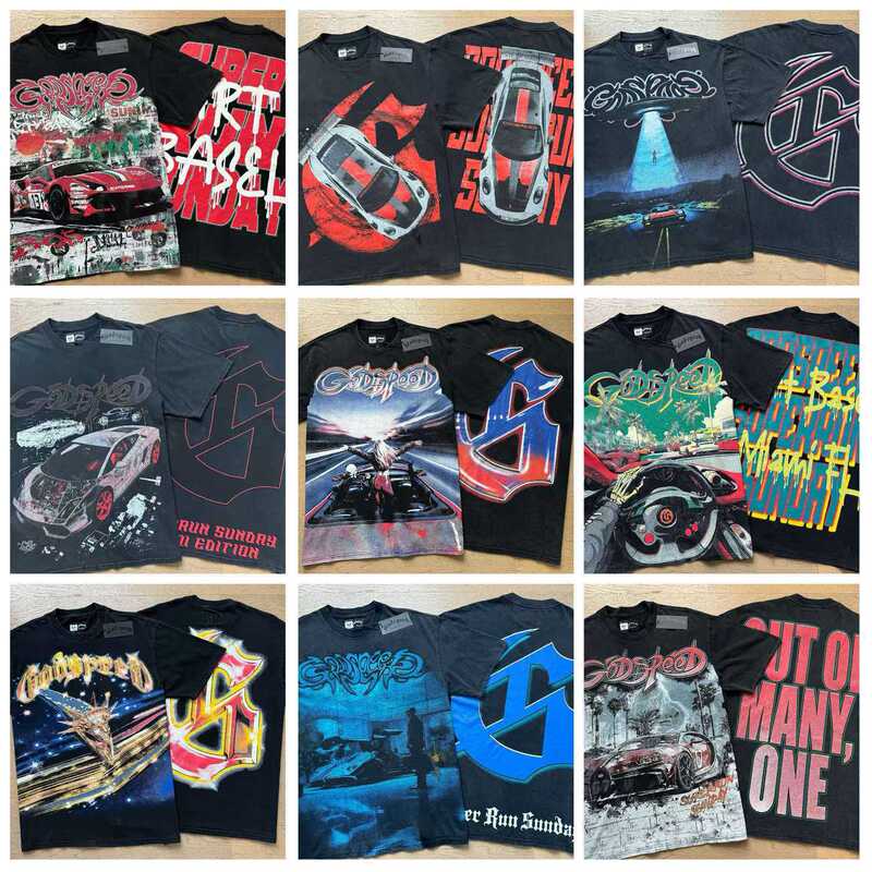Cross-Border Export Skull Rock Band Retro Washed Short-Sleeved T-Shirt Casual Loose Men's and Women's Couple Bottoming Shirt Trendy Cross-Border Export Skull Rock Band Retro Washed Short-Sleeved T-Shirt Casual Loose Men's and Women's Couple Bottoming Shirt Trendy
