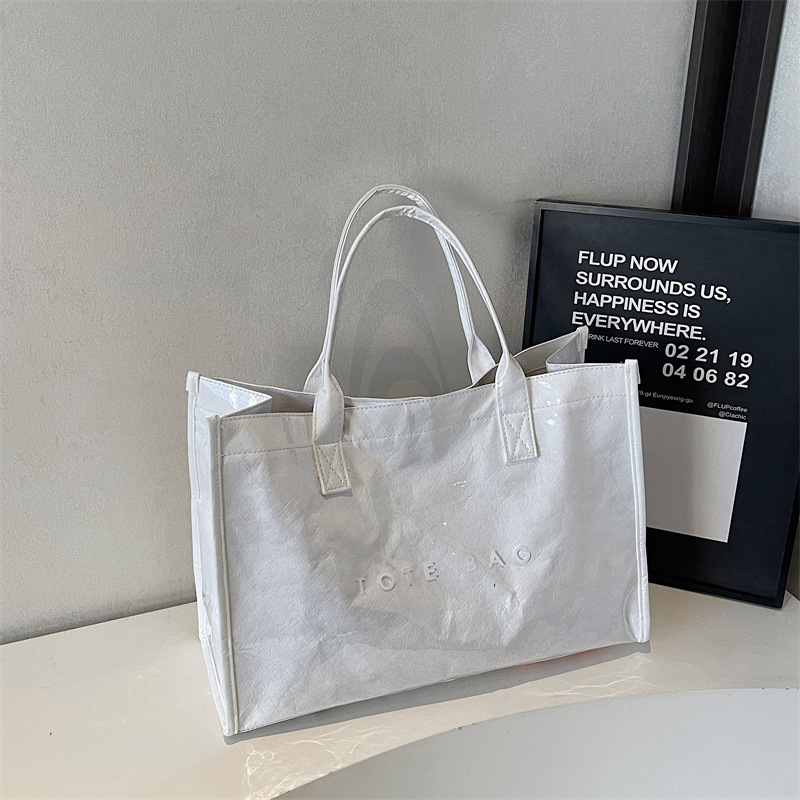 2026 Early Spring Effortless Casual Commuter Handbag Large Capacity Stylish Simple Waterproof Shoulder Tote Bag - Thumbnail 6