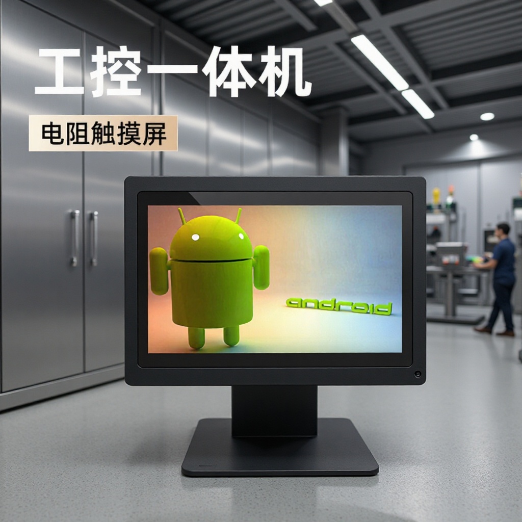 智新13.3/15.6/18.5寸工业平板电脑电容电阻触摸工控一体机高亮屏