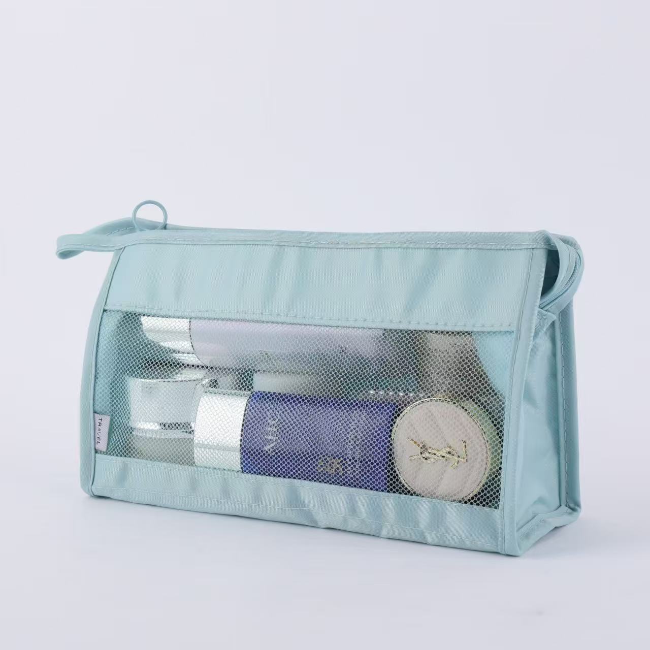 Handheld storage system, triangular makeup brushes bag to go out for traveling, Korean style 2