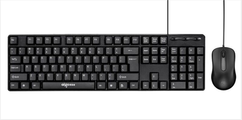 新しい卸売 6234 コンピュータ オフィス USB キーボード オールインワン デスクトップ ノートブック キーボードとマウス セット|undefined