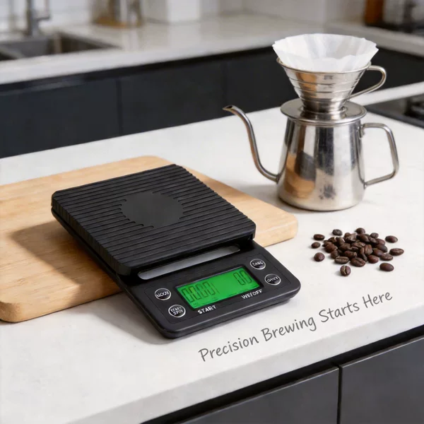 Coffee Scale, Small Household Scale, High-Precision Jewelry Electronic Scale, Kitchen Baking Scale, Precision Electronic Scale, Accurate Weighing