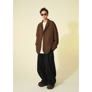 City fanpin 2024 spring new Japanese retro solid color suit jacket xz9277