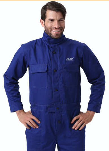友盟 AP-8200 蓝色连体阻燃工作服 阻燃、透气、轻便、可水洗