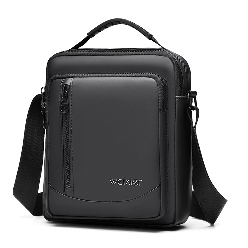 Bolso de mensajero del bolso del teléfono móvil de los hombres ocasionales simples de los hombres bolso de hombro de gran capacidad bolso impermeable de los hombres del diseño del nicho