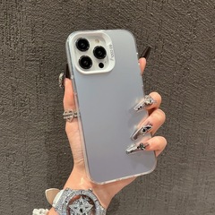 IMDはアップル15携帯ケースカラー銀13ハイエンド14promaxレーザー12素材iphone16クロスボーダーxを適用