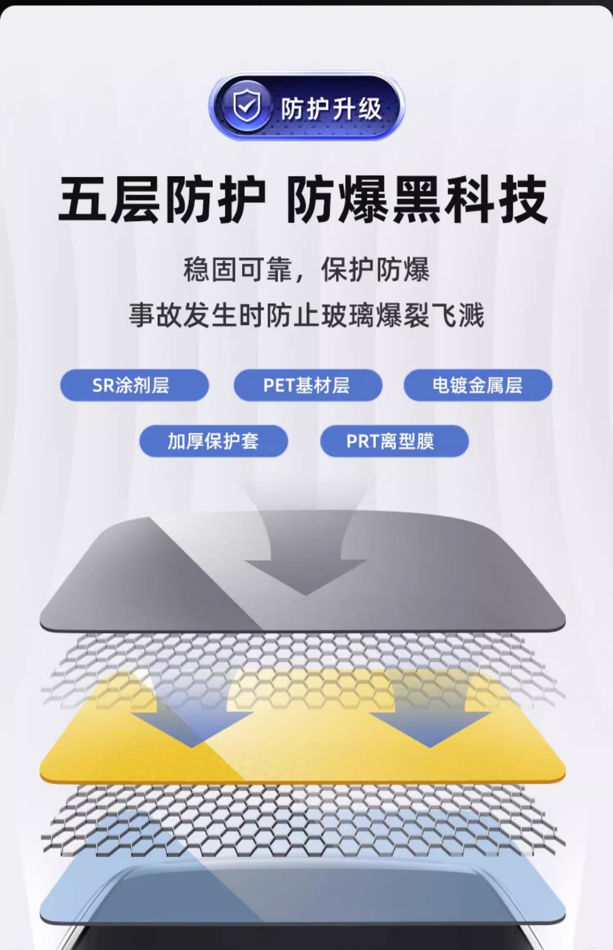 Car Solar Film High Insulation Nano Ceramic Metal Magnetron Film Car Window Glass Sun Protection Explosion-Proof High-Definition Primary Color Film