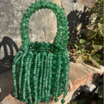 Cross-Border Wholesale Popular Hand-Woven Acrylic Beads Smart Tassel Handbag Niche Design Banquet Bag Cross-Border Wholesale Popular Hand-Woven Acrylic Beads Smart Tassel Handbag Niche Design Banquet Bag