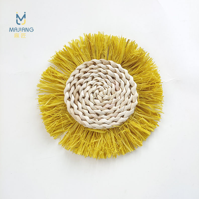 옥수수 껍질 술 18CM-노란색 약 30g