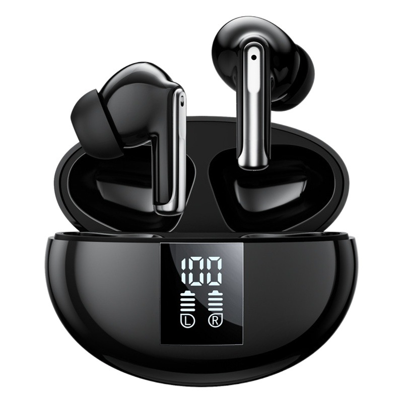 Auriculares Bluetooth xy15 modelo privado con pantalla digital, reducción de ruido ANC, ENCTWS, batería de ultra larga duración, inalámbricos e intraaurales.