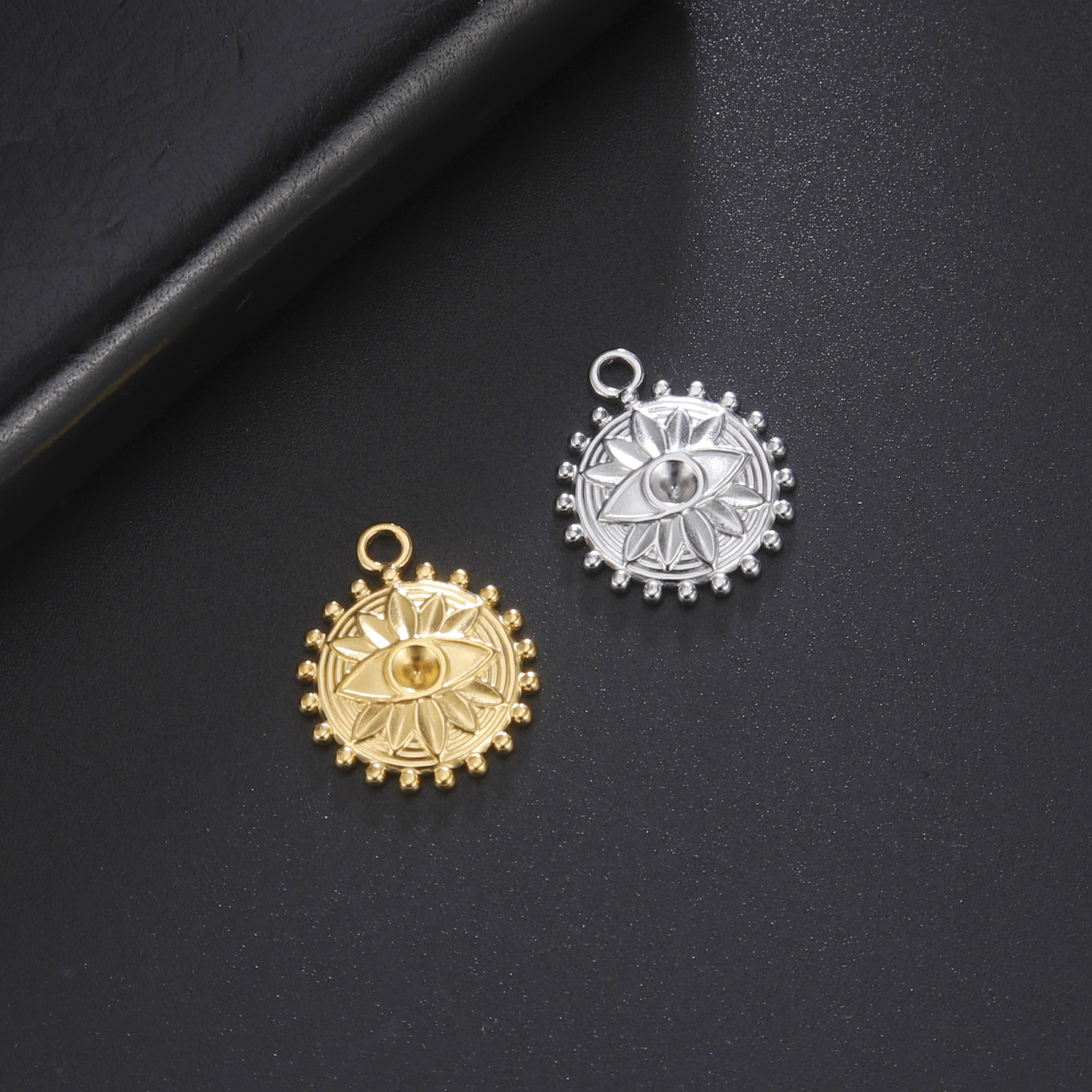 6g Weight Pendant Jewelry Making Type DIY Jewelry Accessories Classification 1 Piece Quantity 304 Stainless Steel Material Solid Color Pattern Plating Design Simple Style Style 1 Piece 304 Stainless Steel Solid Color Pendant 8