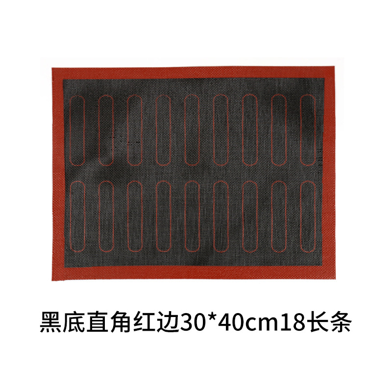 Hueco transpirable horno hornear fábrica de silicona para hornear estera de fibra de vidrio estera horno para hornear