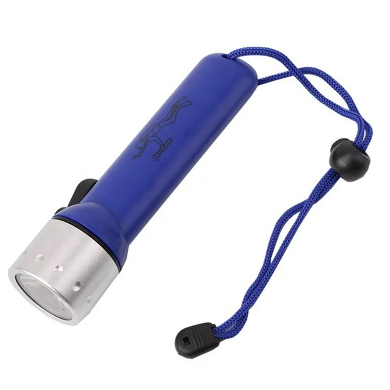 Lintera de buceo transfronteriza al aire libre buceo nocturno pescado LED antorcha impermeable de exploración agujero luz intensa iluminación submarina