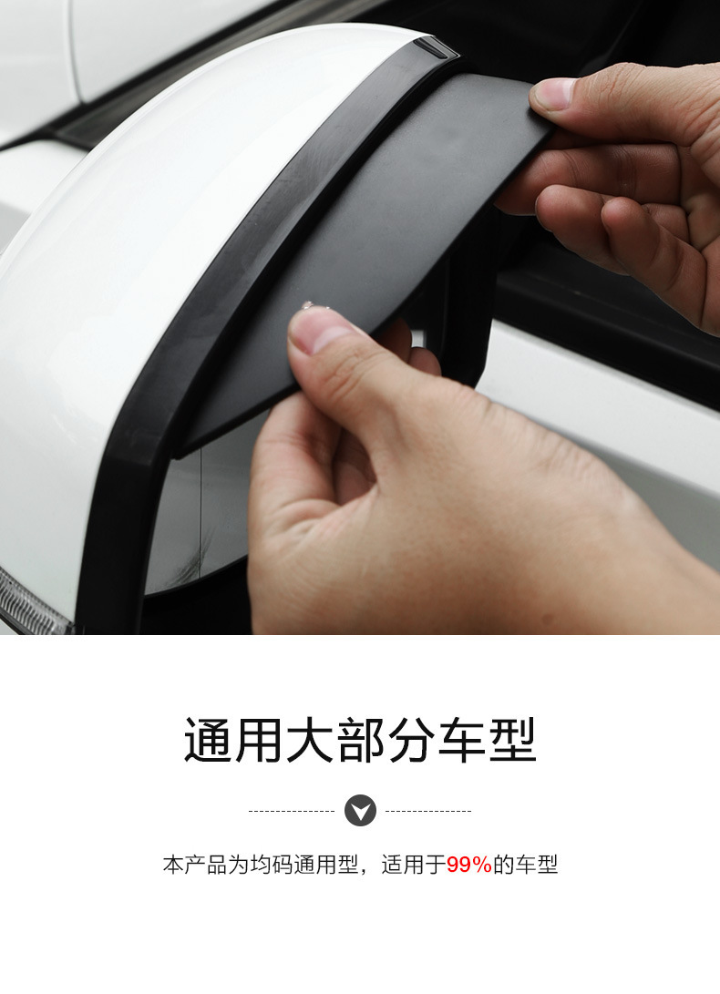Car Rearview Mirror Rainproof Film Visor
