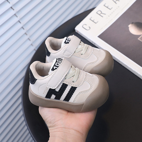 Children's baby sports shoes 2024 spring and autumn new children's soft-soled toddler shoes Korean style casual sneakers for boys and girls