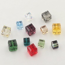 施家奥地利水晶（5601）正方方块多色多规格极光方糖饰品DIY配件