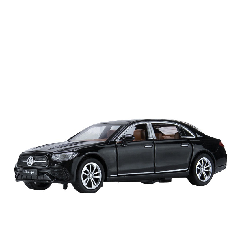 Nuevo modelo de coche de aleación Haodi 1 a 32 Big Ben E300L con sonido y luz Tire hacia atrás coche de juguete modelo de música colección de decoración