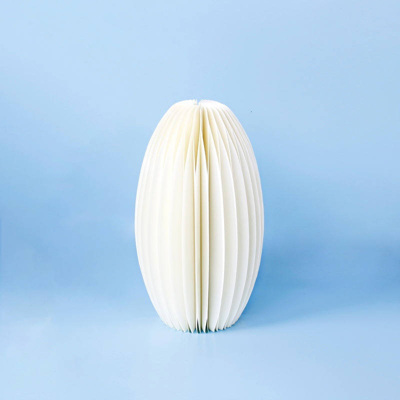 Vaso de panal de papel de color sólido 1 (blanco arroz)