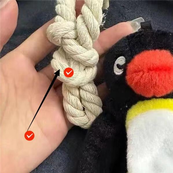 pingu网红毛绒玩具玩偶搞怪公仔吊索小企鹅背包书包钥匙扣包包挂|undefined