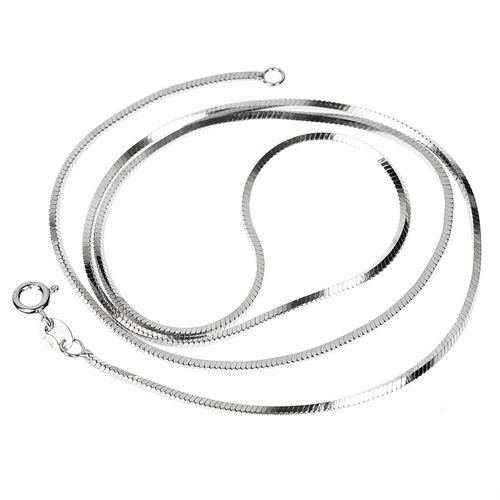S925 Silver Serpent Bone Chain Necklace for Women, Cool Style, Bare Chain, Light Luxury, High-Grade, Lockchain, Unique Design, Simple Necklace