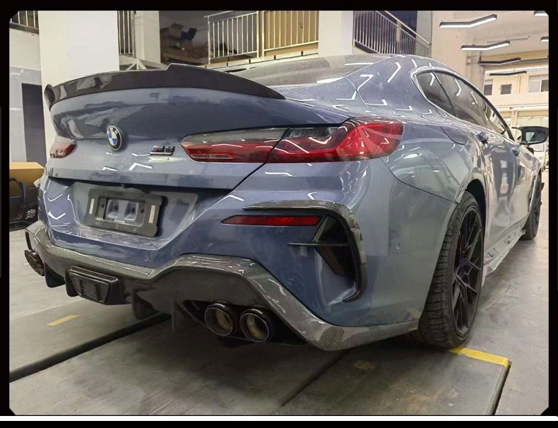 Suitable for Bmw 8 Series Tailpipe G14G15G16 Modification 8 Series 840I Carbon Fiber Tailpipe with Four Exhaust Outlets