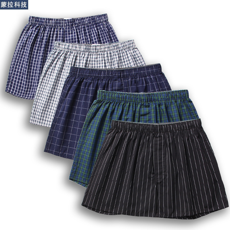 Tumi Source Factory Men's Arlo Pants Pure Cotton Home Wholesale Loose plus size Pajama Pants Boomers Plaid Trendy