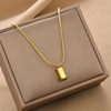 Elite fashionable necklace stainless steel, chain for key bag , European style, simple and elegant design, does not fade, wholesale